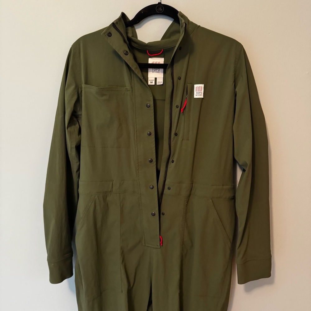 Topo Green Coverall Jumpsuit